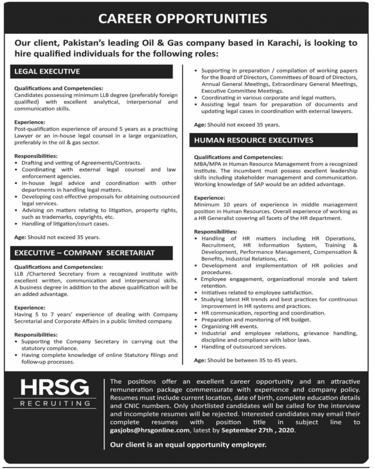 Oil & GAS Company Jobs in Karachi Solar Project Jobs Portal