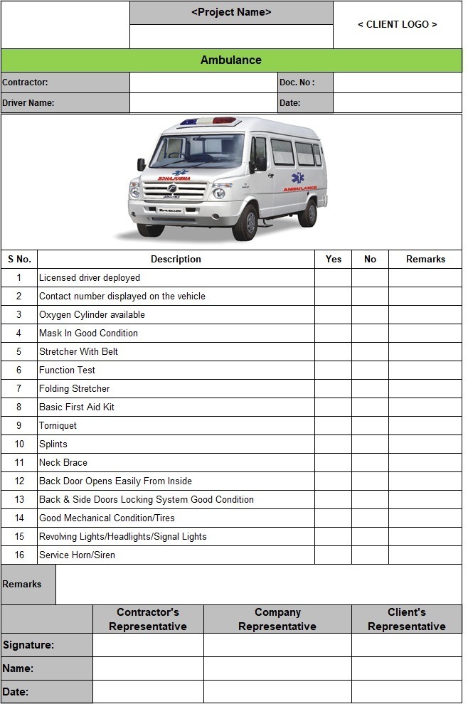 Download HSE Checklist