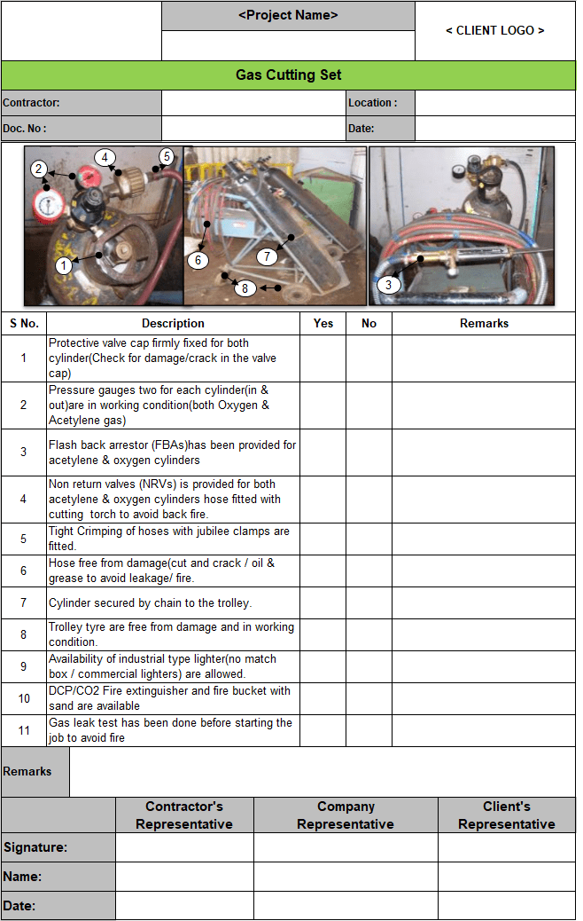 Download HSE Checklist