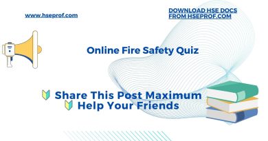 HSE Docs Fire Safety Quiz