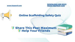 Online Quiz about Scaffoding Safety