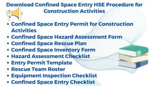 Confined Space Entry HSE Procedure for Construction Activities