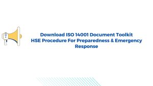 Procedure For Preparedness & Emergency Response
