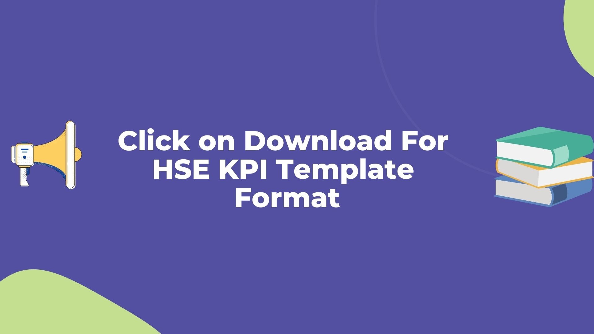 HSE KPI Template Format